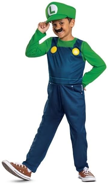 Disfraz Infantil de Luigi de Super Mario Bros