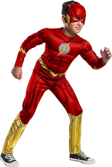 Rubies Disfraz Flash Black Line para niños