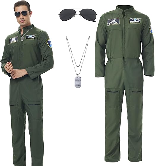 Disfraz de piloto para hombre