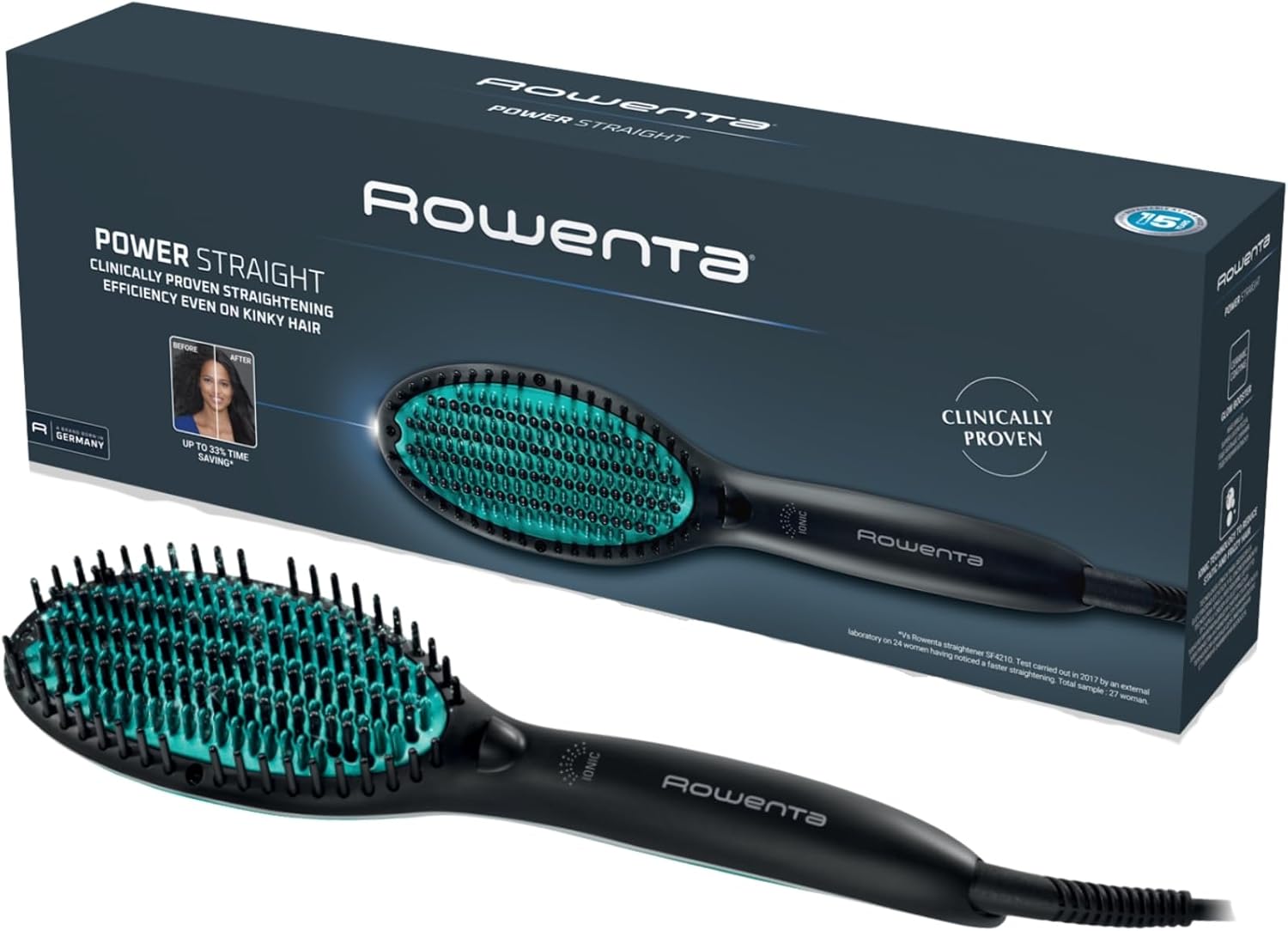 Cepillo alisador Rowenta Power Straight