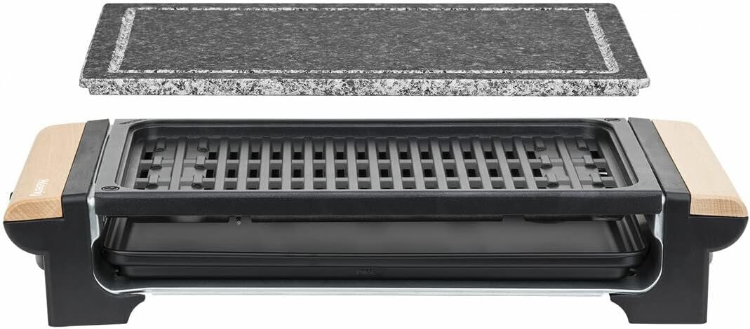 H.Koenig RP320 Plancha de Piedra Natural y Grill