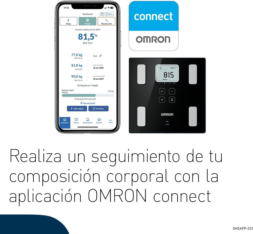 OMRON VIVA - Báscula inteligente
