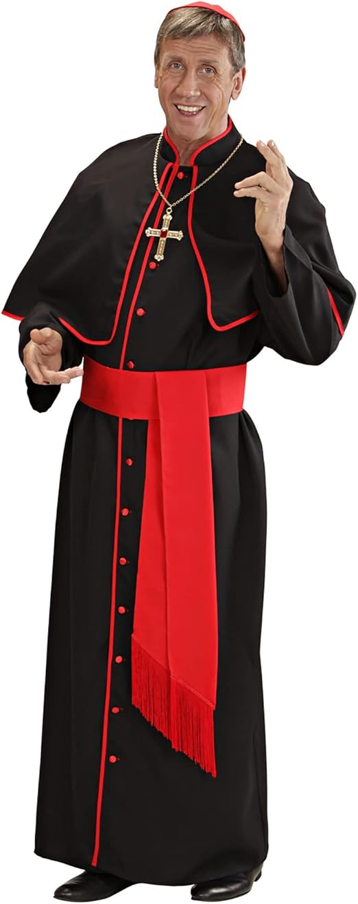 Disfraz de cardenal para hombre