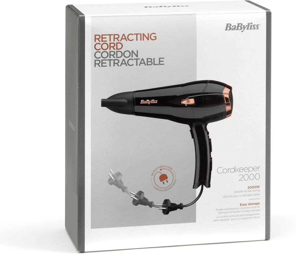 Secador de Pelo BaByliss Retráctil