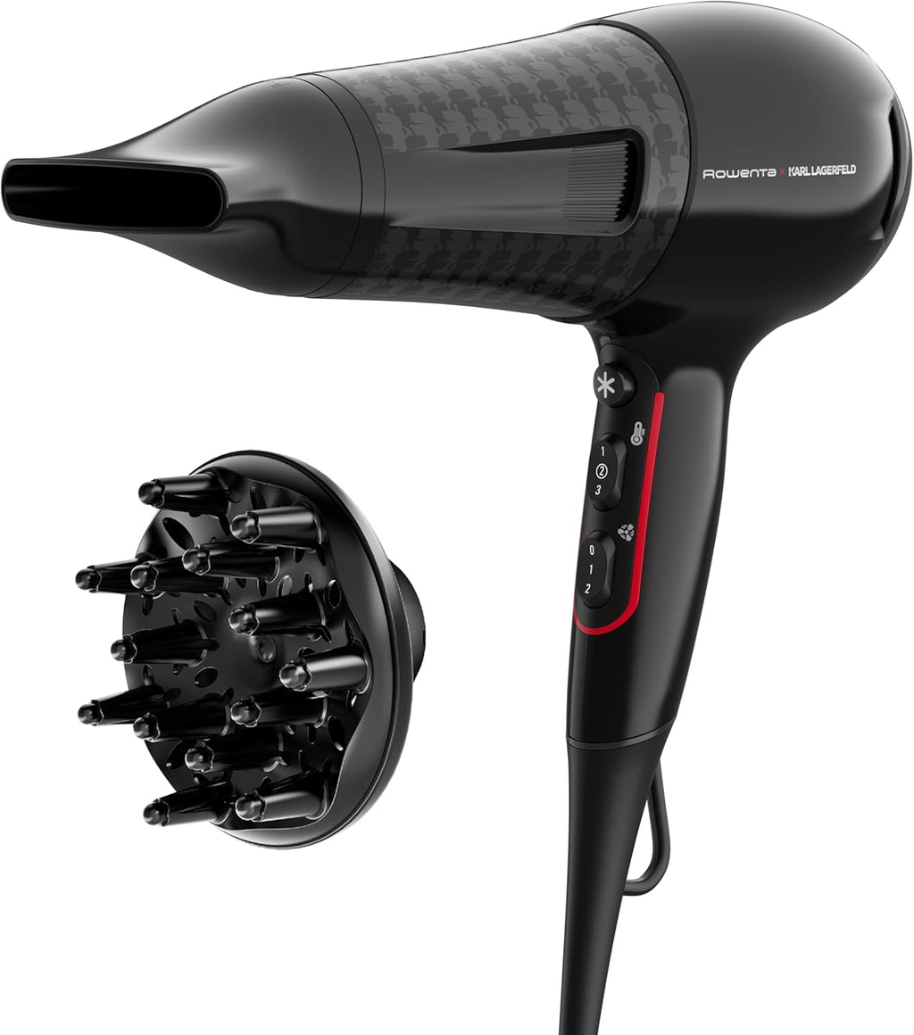 Secador de pelo de 2300 W Rowenta x Karl Lagerfeld Powerline