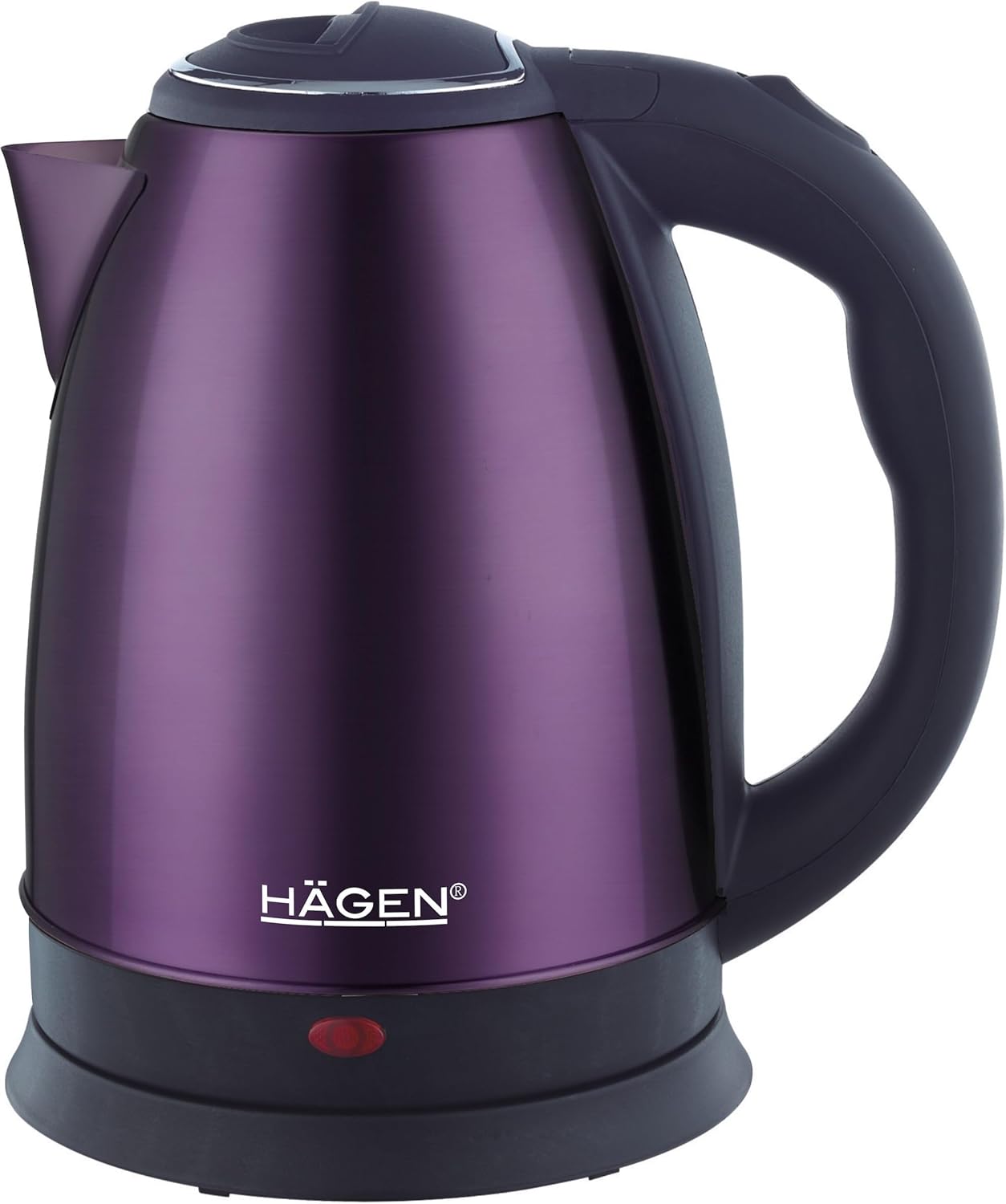 Hagen - Hervidor eléctrico compacto de acero inoxidable