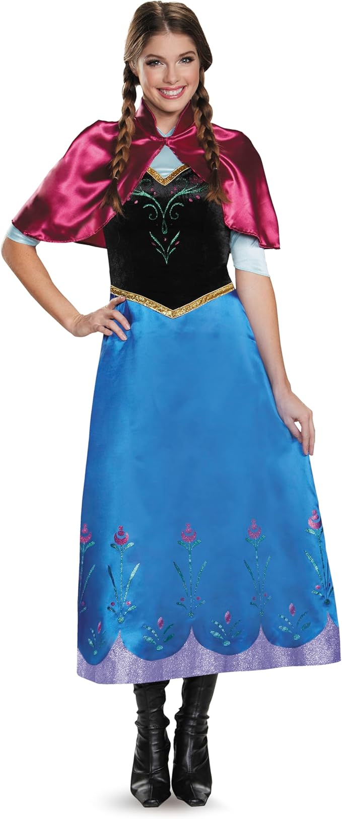Disfraz Frozen Traveling Anna Deluxe Fancy