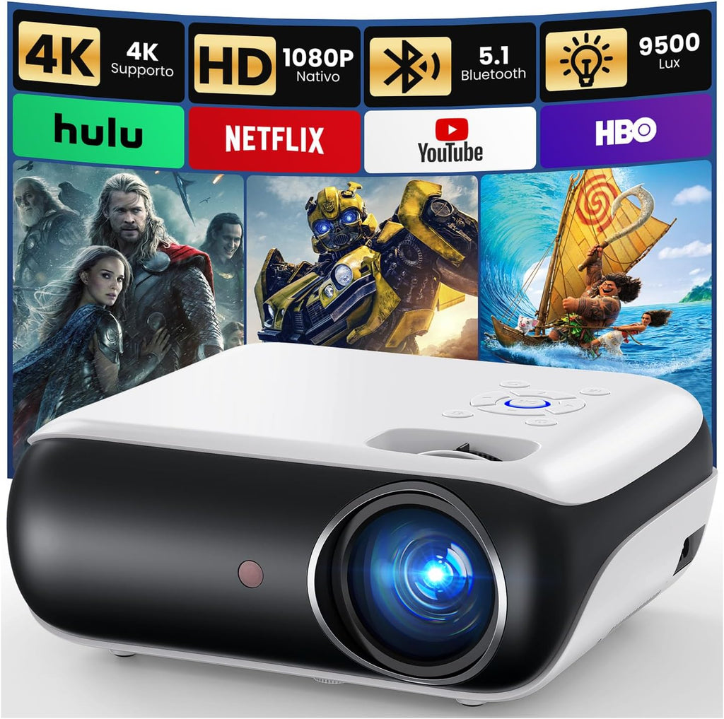 Proyector Portátil 1080P HAPPRUN H1