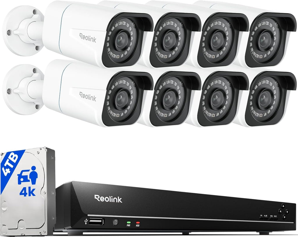 Kit Cámaras de Vigilancia PoE Reolink 8MP