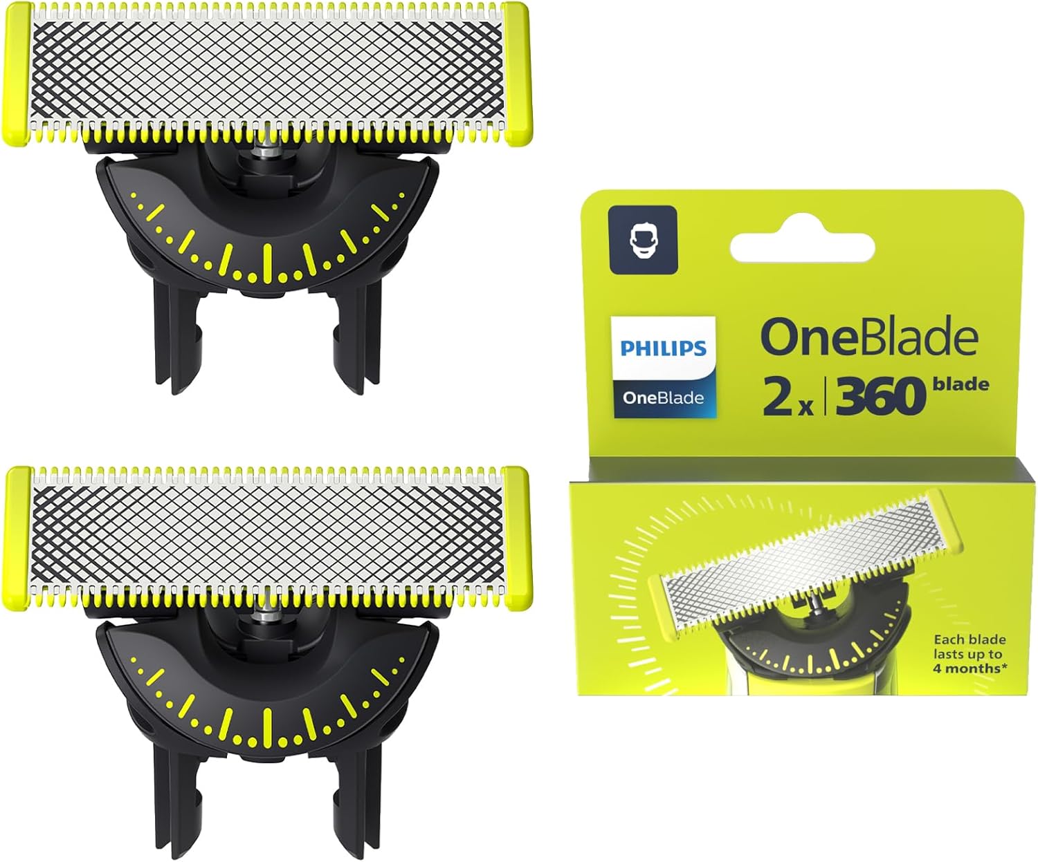 Philips OneBlade 360, Cuchillas de Repuesto Originales