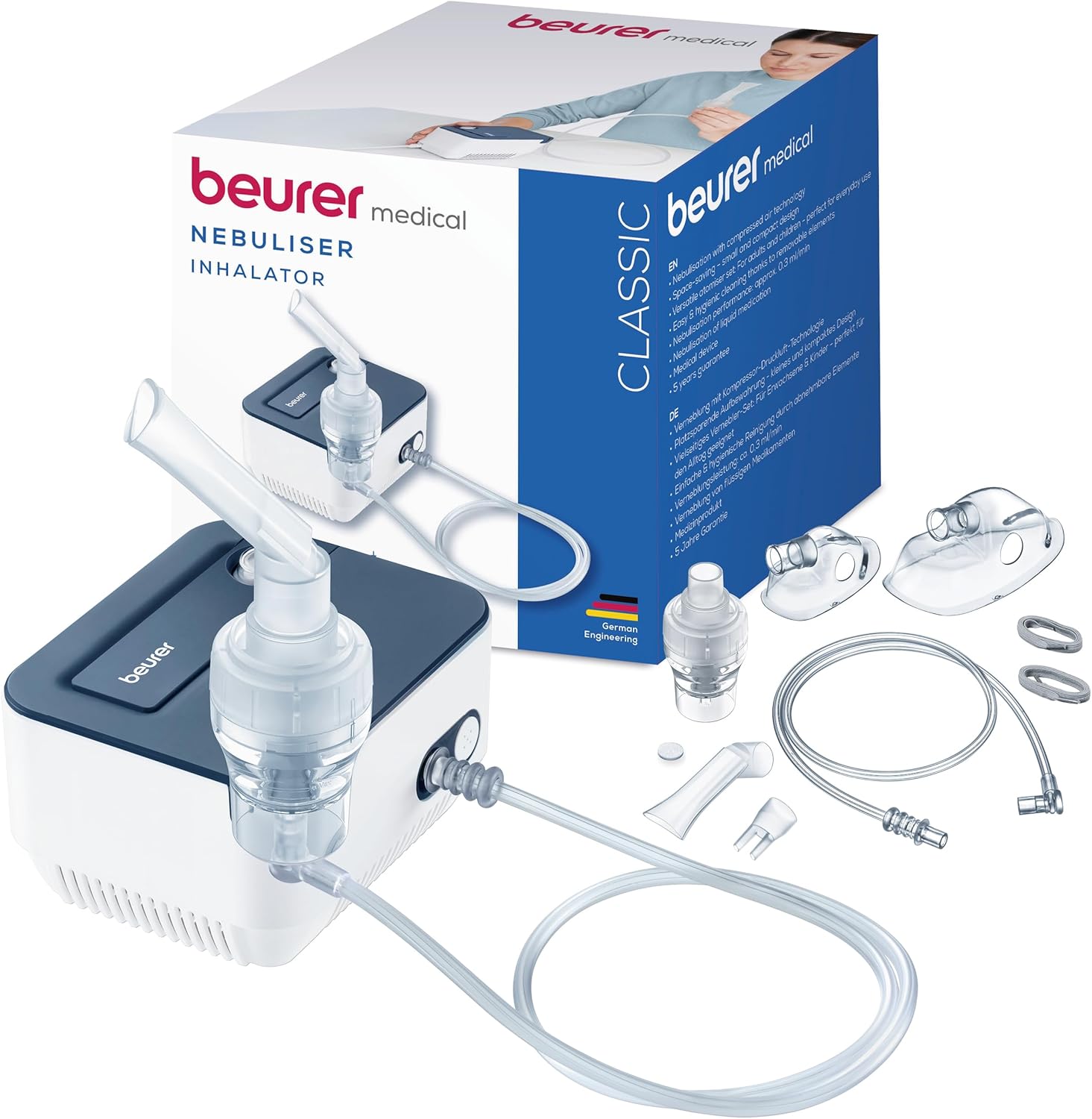 Beurer IH 16 Inhalador Con Tecnología De Aire Comprimido