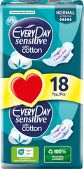 EveryDay Sensitive Cotton - Compresas Ultra con alas