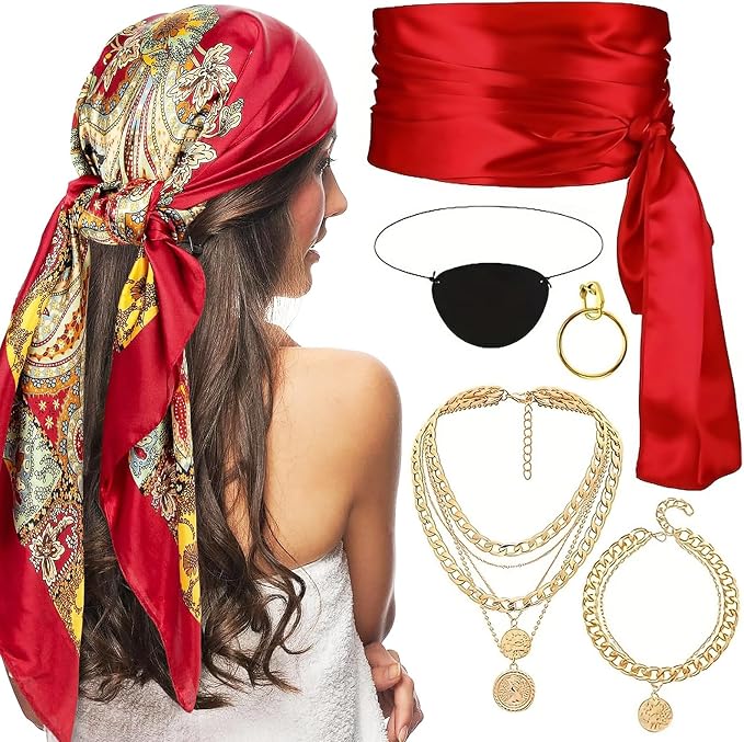 6 PCS Accesorios Pirata