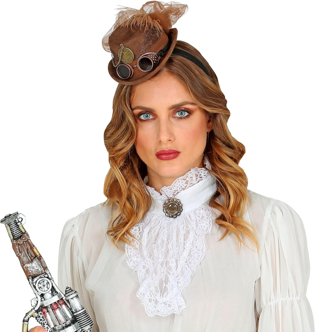 Diadema con minicilindro Steampunk