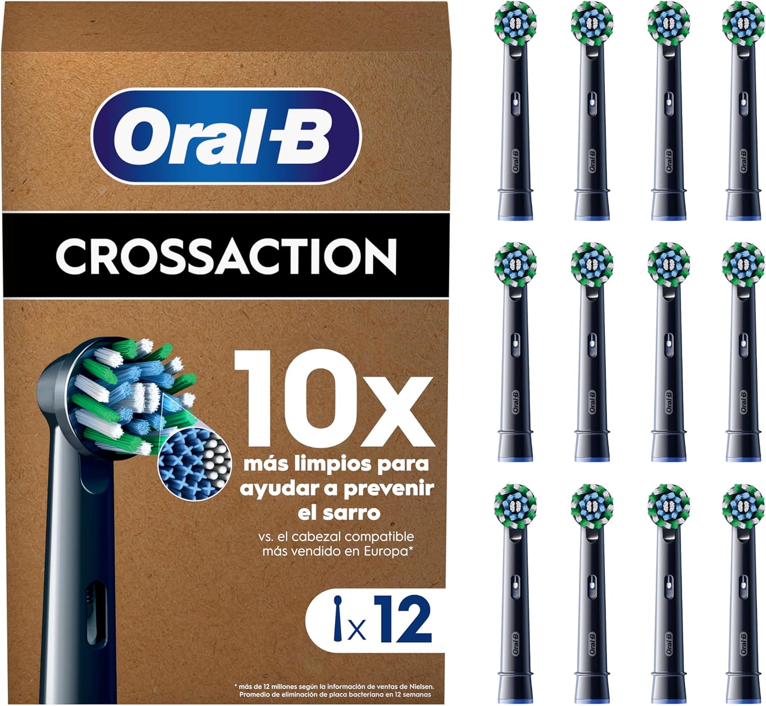 Oral-B Pro CrossAction Cabezales de Recambio Originales