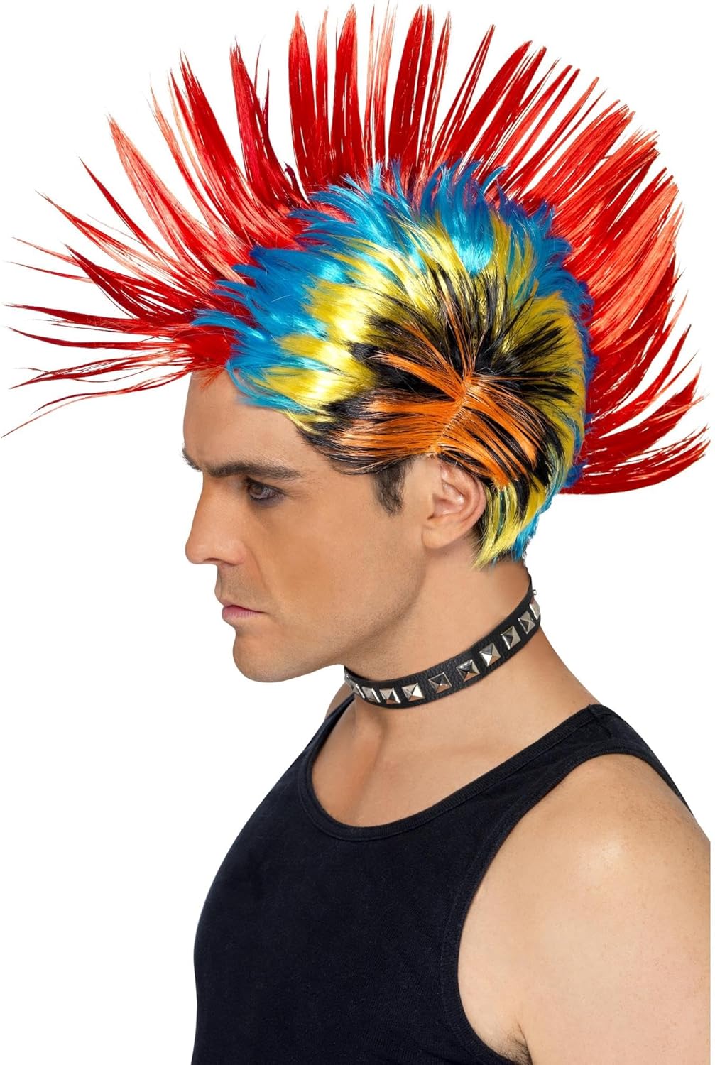 Peluca de punk de la calle de los 80