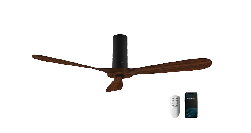 Ventilador de techo - Cecotec EnergySilence Aero 5500 Black Aqua Connected